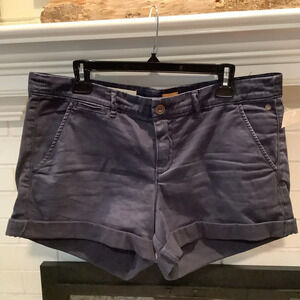 Fun Anthropologie Pilcro Navy Chino Shorts Size 31